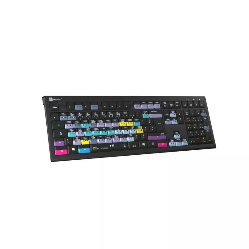 Πληκτρολόγιο Logickeyboard ASTRA 2 USB AZERTY Αγγλικά Μαύρο