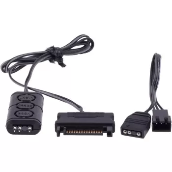 Alphacool Aurora Eiscontrol addressable RGB controller, μαύρο