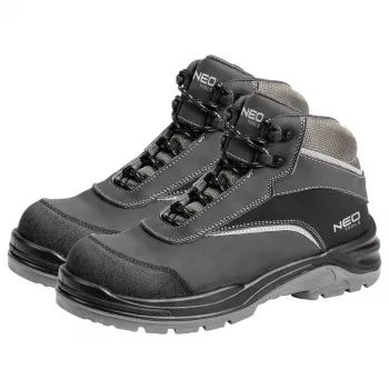 Παπούτσια εργασίας S3 SRC, δέρμα nubuck, μέγεθος 43