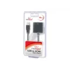 USB γραφικών προσαρμογέας GEMBIRD A-USB3-HDMI-02, έξοδος HDMI, έως 1920x1080, μαύρο, 36 g