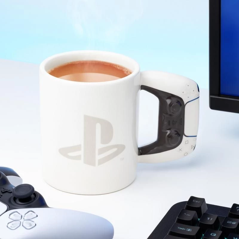 Κούπα Paladone PlayStation Shaped PS5 λευκή 0,48 L ένα τεμ.