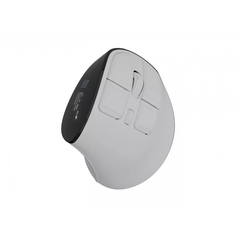 Ασύρματο κάθετο ποντίκι NATEC Euphoniе Pro Bluetooth 5.0, 4000 DPI, προγραμματιζόμενο, αθόρυβο, λευκό