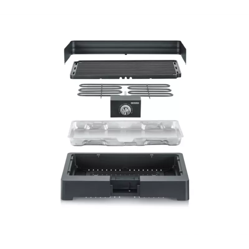 Severin PG8567 Barbecue & Grill επιτραπέζιο ηλεκτρικό μαύρο 2200 W (PG8567)