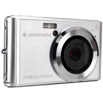 AgfaPhoto DC5200 - Ψηφιακή φωτογραφική μηχανή - Compact φωτογραφική μηχανή - 21,0 MPix - 720p - Ασημί (DC5200-SIL)