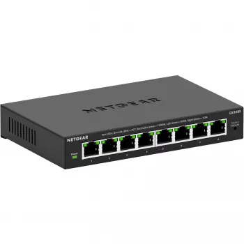 NETGEAR GS308E Managed L2/L3 Gigabit Ethernet (10/100/1000) Μαύρο