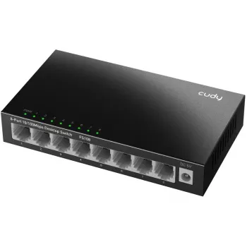 Unmanaged Switch Cudy FS108 8 θύρες Fast Ethernet 10/100 Μαύρο