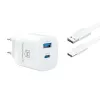 Φορτιστής 33W GaN PD 1xUSB-A+1xUSB-A