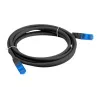 LANBERG PATCHCORD S/FTP CAT.6A 2M ΜΑΥΡΟ LSZH
