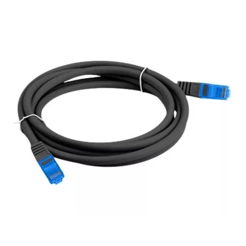 LANBERG PATCHCORD S/FTP CAT.6A 2M ΜΑΥΡΟ LSZH