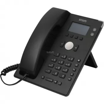 snom D120 - τηλέφωνο VoIP - τριμερής διάσκεψη - SIP - 2 καλώδια - μαύρο (4361)