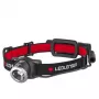 Ledlenser H8R μαύρος, κόκκινος φακός κεφαλής LED
