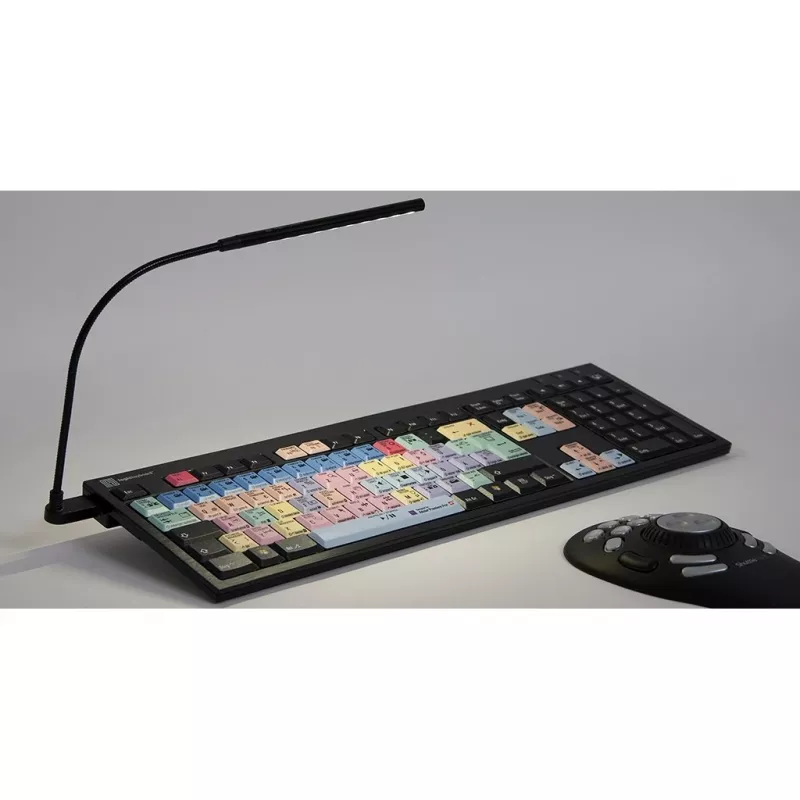 Πληκτρολόγιο Logickeyboard Adobe Premiere Pro CC QWERTZ German πολύχρωμο