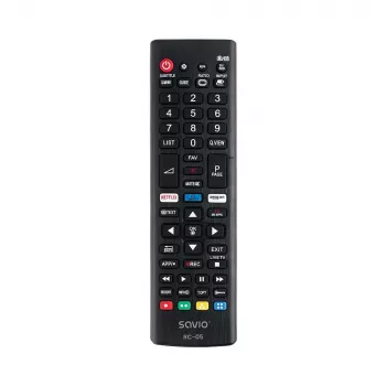 Savio RC-05 μαύρο τηλεχειριστήριο IR ασύρματο