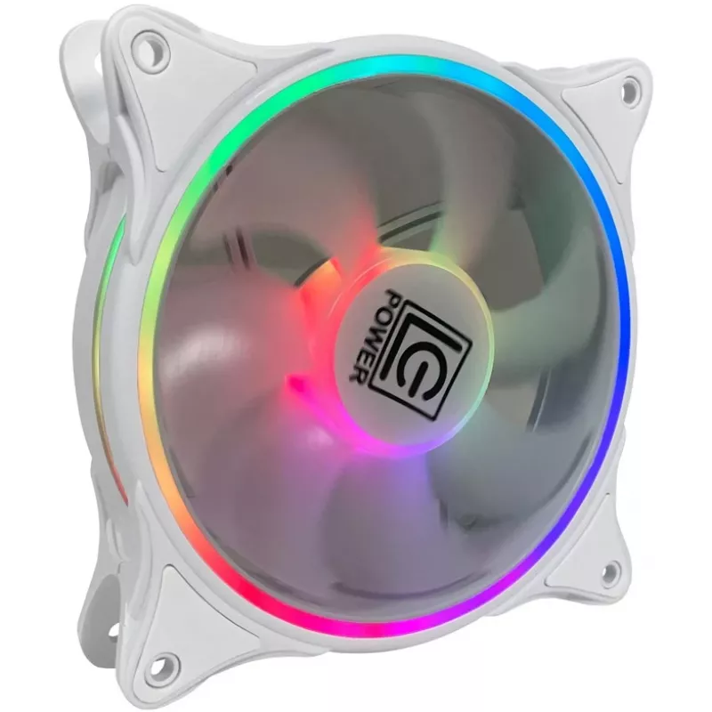 LC-Power LC-CF-120-ARGB-W 120mm ARGB ανεμιστήρας κουτιού – λευκός