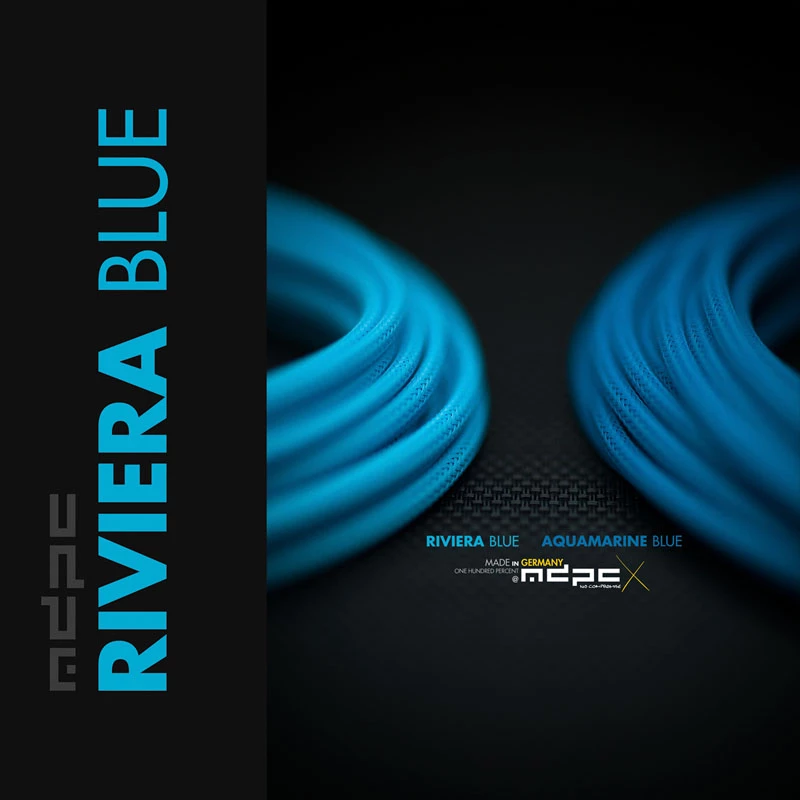 MDPC-X Hülse Medium - Riviera Μπλε UV, 1 m