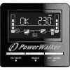 PowerWalker VI 1100 CW UPS line-interactive 1100 VA (1,1 kVA), 770 W, 7 Ah, RS-232, USB, μαύρο