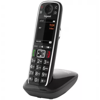 Gigaset E720 Αναλογικό/DECT τηλέφωνο με αναγνώριση κλήσης μαύρο
