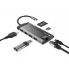 NATEC Fowler Plus USB Type-C μαύρο γκρι MicroSD SD hub