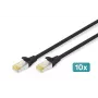 Καλώδιο δικτύου Digitus CAT 6A S/FTP RJ-45 2m μαύρο