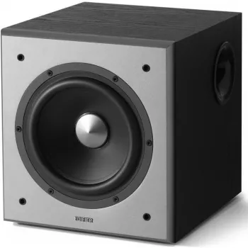 Ενεργό subwoofer Edifier T5, στερεοφωνική είσοδος/έξοδος RCA, μαύρο, 70 W (ελαφρώς κατεστραμμένη συσκευασία)