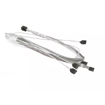 SuperMicro CBL-SAST-0591, 4x SATA σε SFF-8643 Crossover, 75 cm με SB, 30AWG (CBL-SAST-0591)