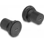 DeLOCK USB 2.0 Type Micro-B σε USB 2.0 Type Micro-B βύσμα ενσωμάτωσης μαύρο