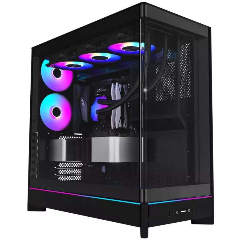 Montech HS02 PRO Midi Tower μαύρο
