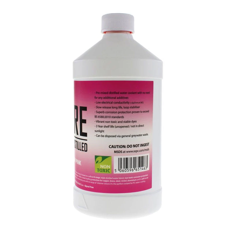 XSPC Pure Coolant, 1 Λίτρο – ροζ, UV