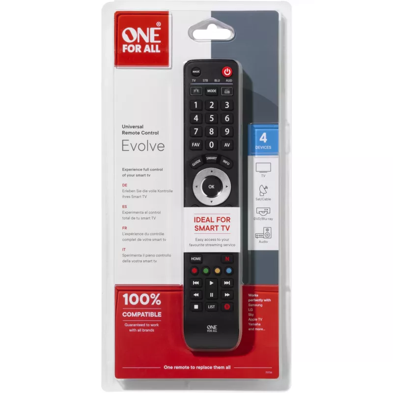 One For All URC7145 μαύρο