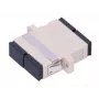 Adapter οπτικών ινών Extralink SC/UPC Multimode Duplex, υποδοχή–υποδοχή, γκρι