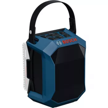 Φορητό ραδιόφωνο εργοταξίου Bosch GPB 18V-1 solo C (06014A7000) — λειτουργία με μπαταρία 18V