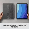 Θήκη με πληκτρολόγιο Combo Touch US iPad Pro 11 1,2,3 Gen γκρι