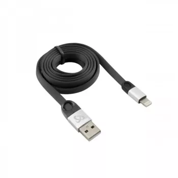Sbox USB 2.0-8-Pin/2.4A μαύρο/ασημί