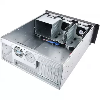 Silverstone RM400 Rack Μαύρο, Γκρι