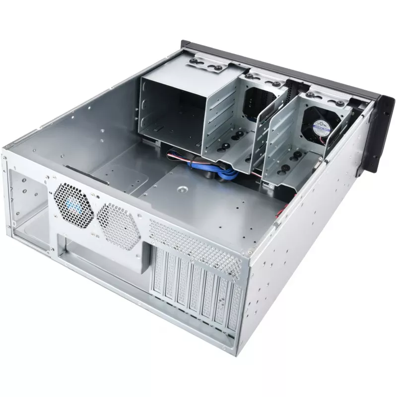 Silverstone RM400 Rack Μαύρο, Γκρι