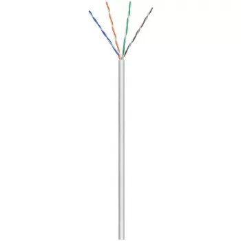 Wentronic Goobay CAT 6 καλώδιο δικτύου, U/UTP, γκρι, 100 m - CCA, AWG 24/7 (πολύκλωνο), PVC (93884)