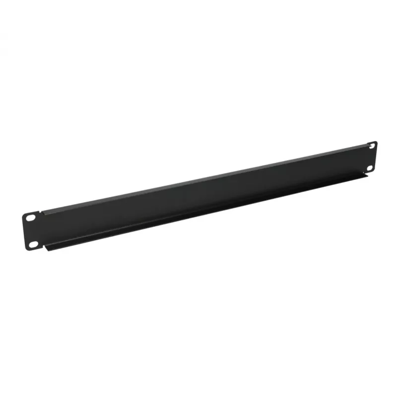 Τυφλό πάνελ rack Extralink Front Blank Panel 1U 19 inch μαύρο, χαλύβδινο κουτί