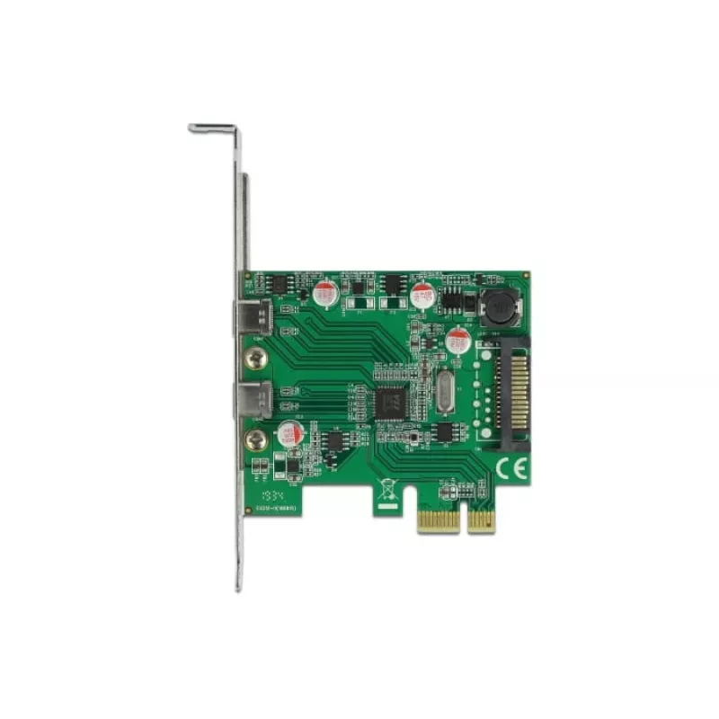 DeLOCK Κάρτα PCI Express x1 σε 2 x υποδοχή USB Type-C™