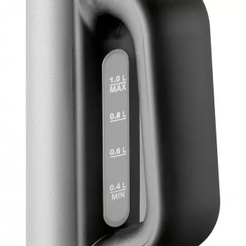 ProfiCook PC-WKS 1106 1l 2200W Μαύρο – Ανοξείδωτο Χάλυβας Βραστήρας (501106)