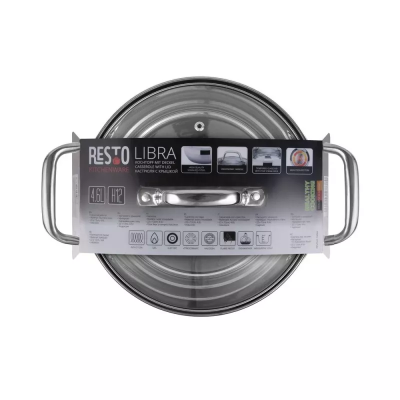 Resto Kitchenware Libra 4,6 L στρογγυλό ανοξείδωτο ατσάλι
