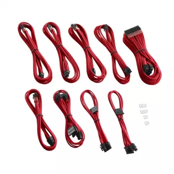 Σετ καλωδίων τροφοδοτικού CableMod PRO Series ModMesh C-Series για Cooler Master RMi/RMx (κόκκινο)