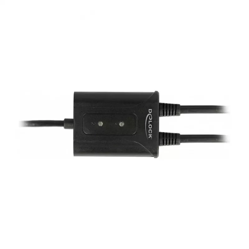 Σειριακό καλώδιο DeLOCK 63950 USB 2.0 Type-A 2 x RS-232 DB9 μαύρο 0,6 m