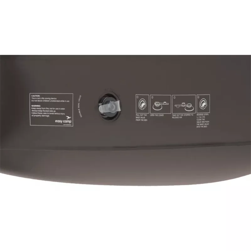 Φουσκωτή ξαπλώστρα κάμπινγκ Easy Camp 420072, καφέ, PVC, 840×1400×700 mm
