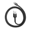 Baseus Cafule Καλώδιο Micro-USB 2.4A 1m (γκρι/μαύρο)