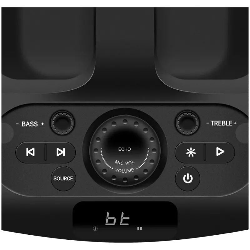Sven PS-1000 Φορητό ηχείο πάρτι 160 W, Bluetooth, FM, Karaoke, Μαύρο
