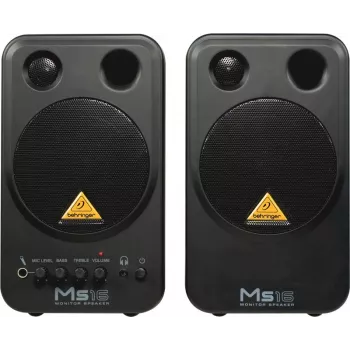 Behringer MS16 Ηχεία 2 δρόμων Μαύρο Ενσύρματο 16 W
