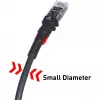 Καλώδιο δικτύου PatchSee TP-6A-F/5 Μαύρο 1,5m Cat6a F/FTP