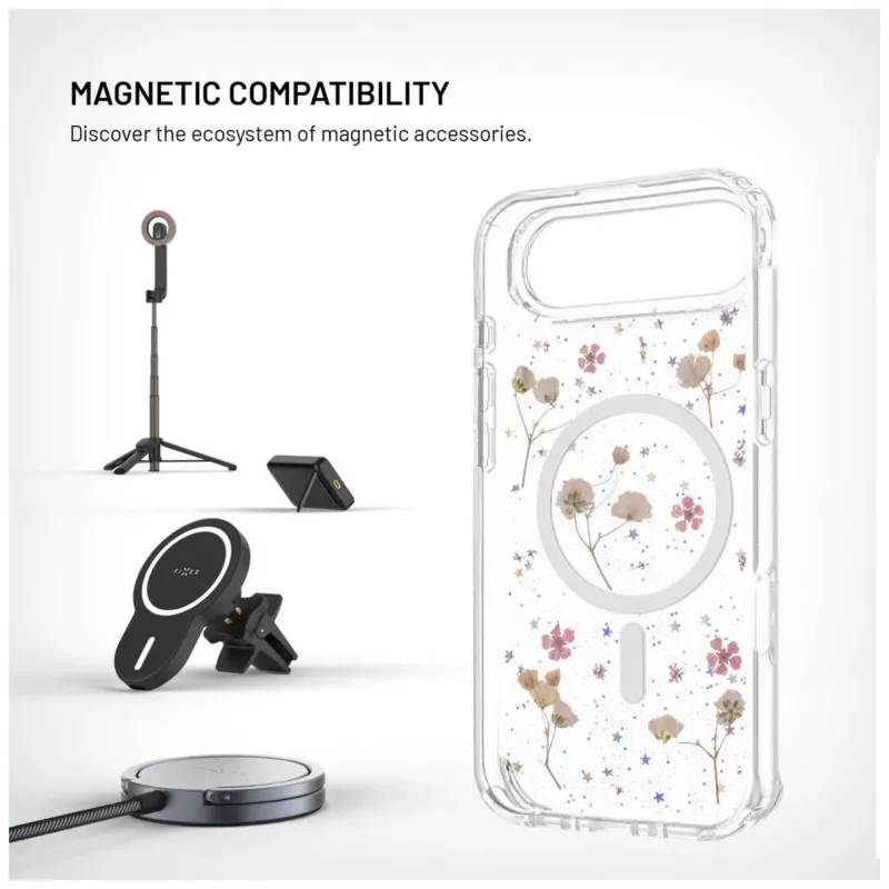 Θήκη πλάτης FIXED για Apple iPhone Air – TPU, συμβατή με MagBloom, Blush Plum