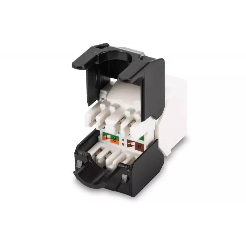 Digitus CAT 5e. Class D Keystone module. Μη θωρακισμένο. Χωρίς εργαλεία