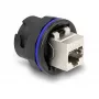 DeLOCK 67048 Υποδοχή τοποθέτησης / ζεύκτης RJ45 Cat.6A, μαύρο